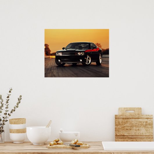 Dodge Challenger Print Poster (Küche)