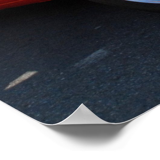 Dodge Challenger Print Poster (Ecke)