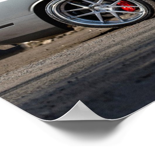 Dodge Challenger Print Poster (Ecke)