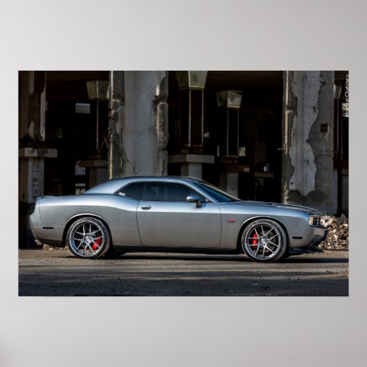 Dodge Challenger Print Poster (Vorne)