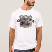 Dodge Challenger R/T Classic - Faded Hues Rte 66 T-Shirt (Vorderseite)