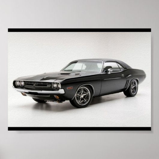 Dodge Challenger RT 1971 Poster (Vorne)