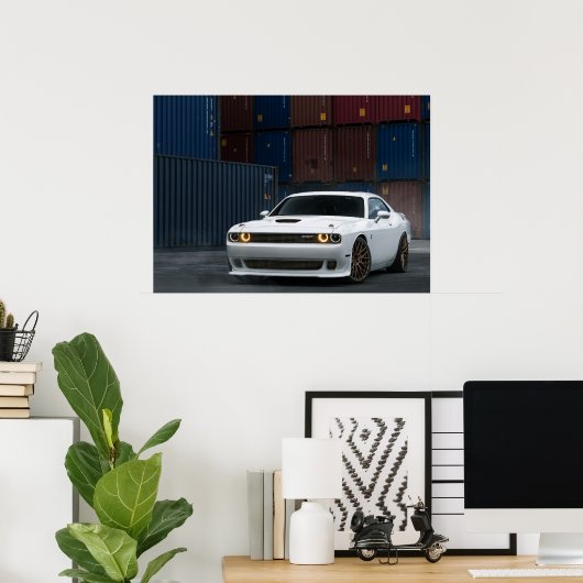 Dodge Challenger SRT Poster (Heimbüro)