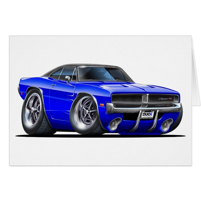 Dodge Charger Blue Car (Vorderseite (Horizontal))