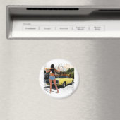 Dodge Charger Chick Magnet (In Situ (Geschirrspüler))