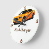DODGE-CHARGER RUNDE WANDUHR (Winkel)