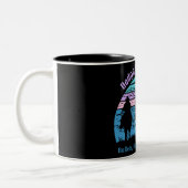 Dodge City Kansas Cowboy Coffee Mugs Zweifarbige Tasse (Links)