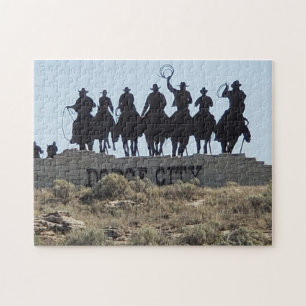 Dodge City, Kansas - Wild West Town Puzzle