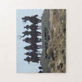 Dodge City, Kansas - Wild West Town Puzzle (Vertikal)