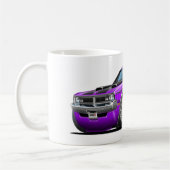 Dodge-Dämon-lila Auto Kaffeetasse (Links)