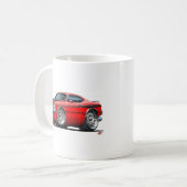 Dodge-Dämon-Rot-Auto Kaffeetasse (Vorderseite Links)