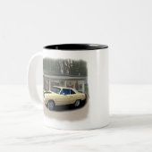 Dodge Dart Swinger 1972 Zweifarbige Tasse (Vorderseite Links)