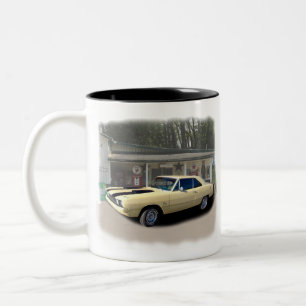 Dodge Dart Swinger 1972 Zweifarbige Tasse