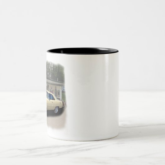 Dodge Dart Swinger 1972 Zweifarbige Tasse (Mittel)