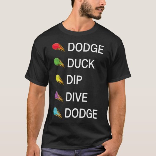Dodge Duck Dip Dive Dodge Labrador Black Lab T-Shirt (Vorderseite)