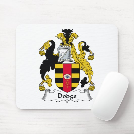 Dodge-Familienwappen Mousepad (Mit Mouse)