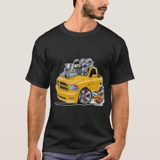 Dodge Gelb 1500 Lieferwagen LKW T-Shirt (Vorderseite)