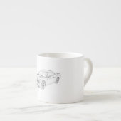 Dodge-Herausforderer Espressotasse (Vorderseite Rechts)