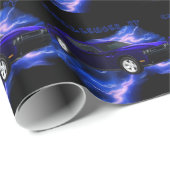 Dodge-Herausforderer Funktelegrafie Geschenkpapier (Rolleneckpunkt)