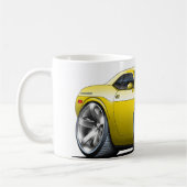 Dodge-Herausforderer-Gelb-Auto Kaffeetasse (Links)