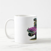 Dodge-Herausforderer-lila Auto 1970-72 Kaffeetasse (Links)