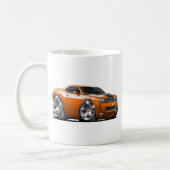Dodge-Herausforderer-Orangen-Auto Kaffeetasse (Links)
