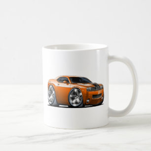 Dodge-Herausforderer-Orangen-Auto Kaffeetasse
