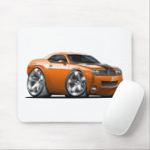 Dodge-Herausforderer-Orangen-Auto Mousepad (Mit Mouse)