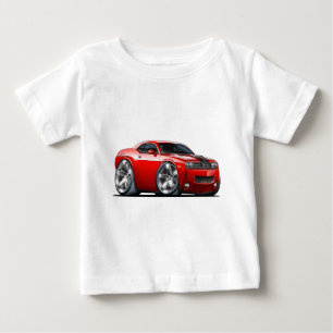Dodge-Herausforderer-Rot-Auto Baby T-shirt
