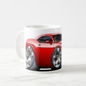 Dodge-Herausforderer-Rot-Auto Kaffeetasse (Vorderseite Links)