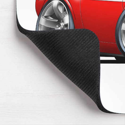 Dodge-Herausforderer-Rot-Auto Mousepad (Ecke)