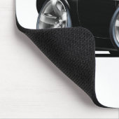 Dodge-Herausforderer-Schwarz-Auto Mousepad (Ecke)