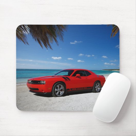 Dodge-Herausforderer-Strand Mousepad (Mit Mouse)