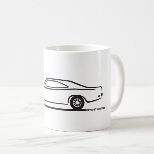 Dodge-Ladegerät 1969 Kaffeetasse (VorderseiteRechts)