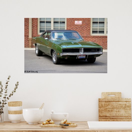 Dodge-Ladegerät 1969 Poster (Küche)