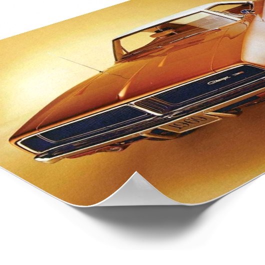 Dodge-Ladegerät 1969 Poster (Ecke)