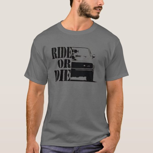 Dodge-Ladegerät 1970 - fahren oder Die T-Shirt (Vorderseite)