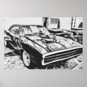 Dodge-Ladegerät 1970 Poster (Vorne)