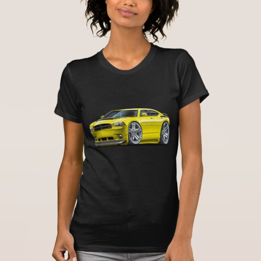 Dodge-Ladegerät Daytona gelbes Auto T-Shirt (Vorderseite)