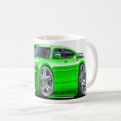 Dodge-Ladegerät Daytona grünes Auto Kaffeetasse (VorderseiteRechts)