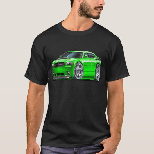 Dodge-Ladegerät Daytona grünes Auto T-Shirt (Vorderseite)