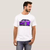 Dodge-Ladegerät Daytona lila Auto T-Shirt (Vorne ganz)