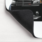 Dodge-Ladegerät Daytona schwarzes Auto Mousepad (Ecke)