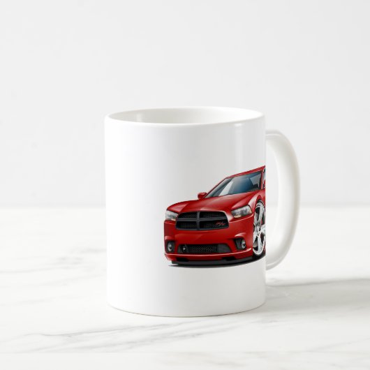 Dodge-Ladegerät Funktelegrafie-Rot-Auto Kaffeetasse (VorderseiteRechts)