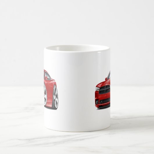 Dodge-Ladegerät Funktelegrafie-Rot-Auto Kaffeetasse (Mittel)