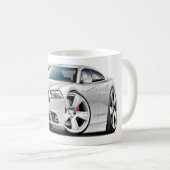 Dodge-Ladegerät Funktelegrafie-Weiß-Auto Kaffeetasse (VorderseiteRechts)
