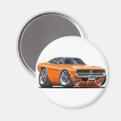 Dodge Ladegerät Orange Car Magnet (Vorderseite/Rückseite)