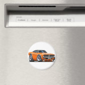 Dodge Ladegerät Orange Car Magnet (In Situ (Geschirrspüler))