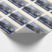 Dodge-Ladegerät-Polizei-Auto 2014 1 Geschenkpapier (Ecke)