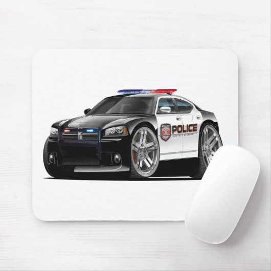 Dodge-Ladegerät-Polizei-Auto Mousepad (Mit Mouse)
